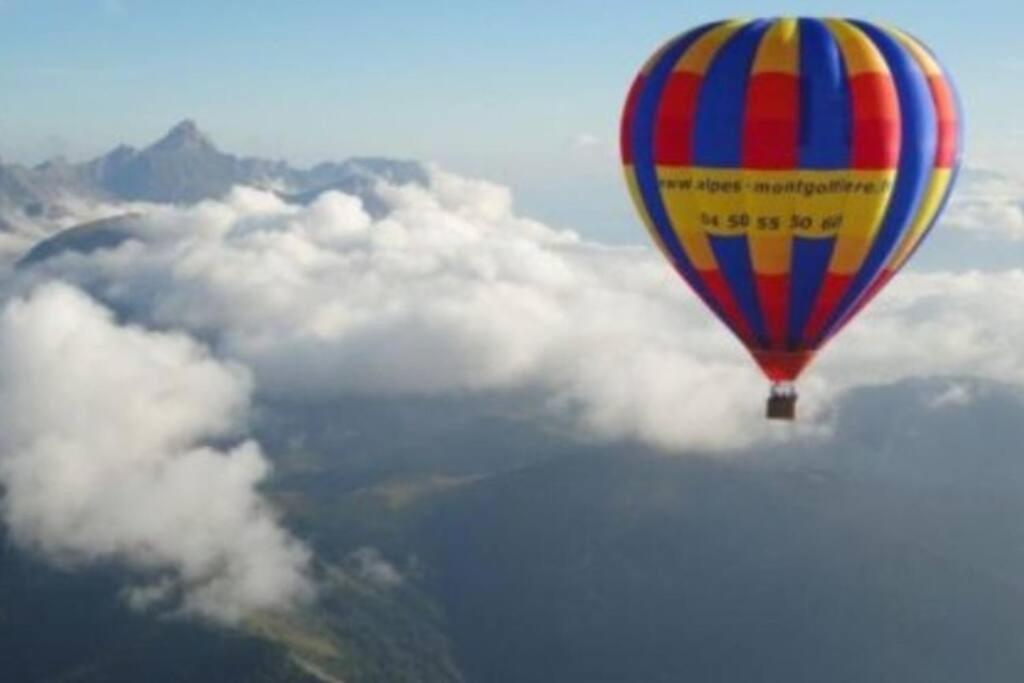 Super Appartement Cocooning Vu Mont Blanc Sallanches Exteriör bild