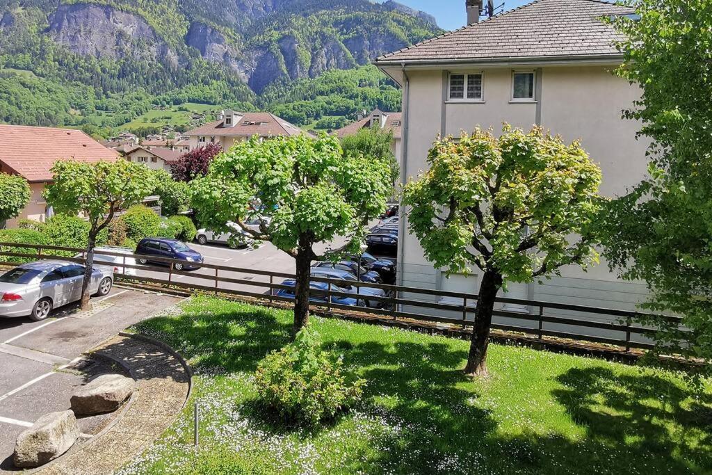 Super Appartement Cocooning Vu Mont Blanc Sallanches Exteriör bild