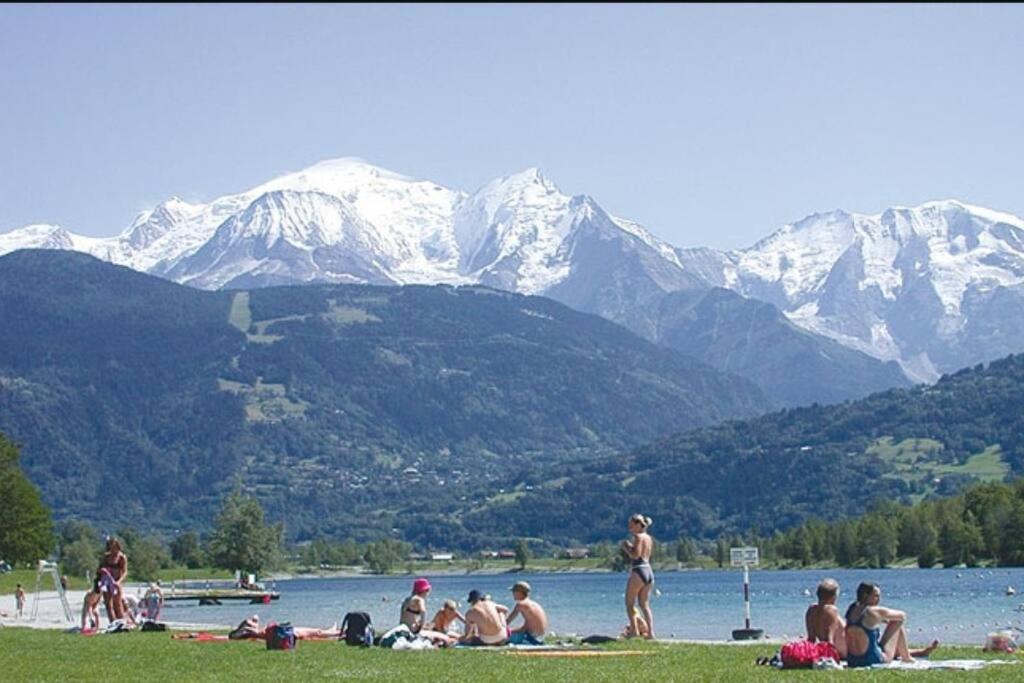 Super Appartement Cocooning Vu Mont Blanc Sallanches Exteriör bild